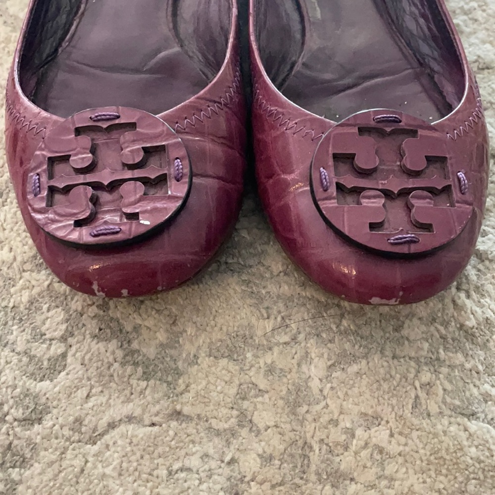 Tory Burch royal purple ballerina flat (size 9.5)